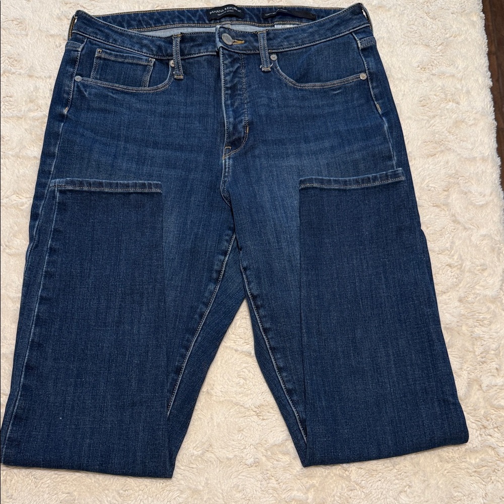 Banana Republic Dark Curvy Blue SkinnyJeans